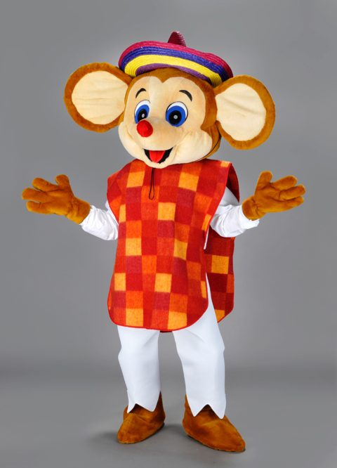 Mouse in poncho