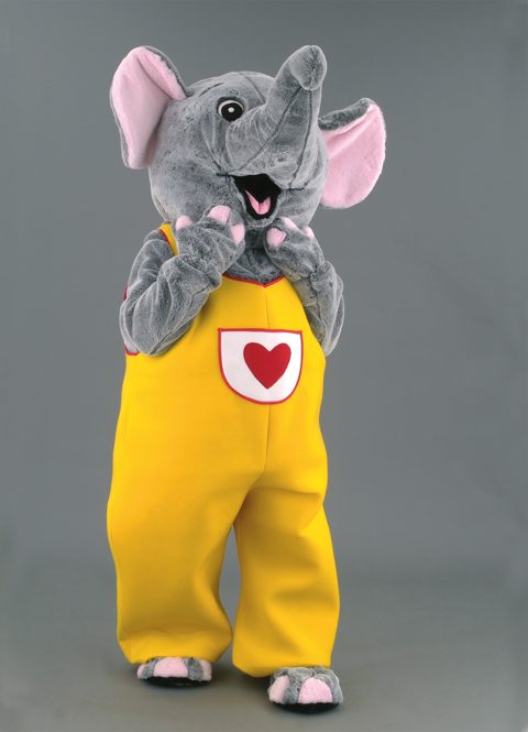 Elephant in trousers