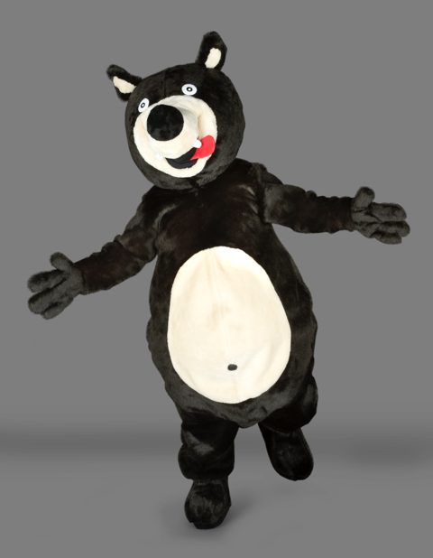 Bear with white belly