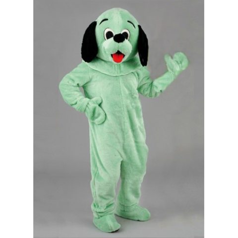 Green dog